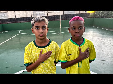 Lukinha e Heitorzinho deram AULA nesse jogo! O primeiro 2x2 de Lukinha e Heitorzinho