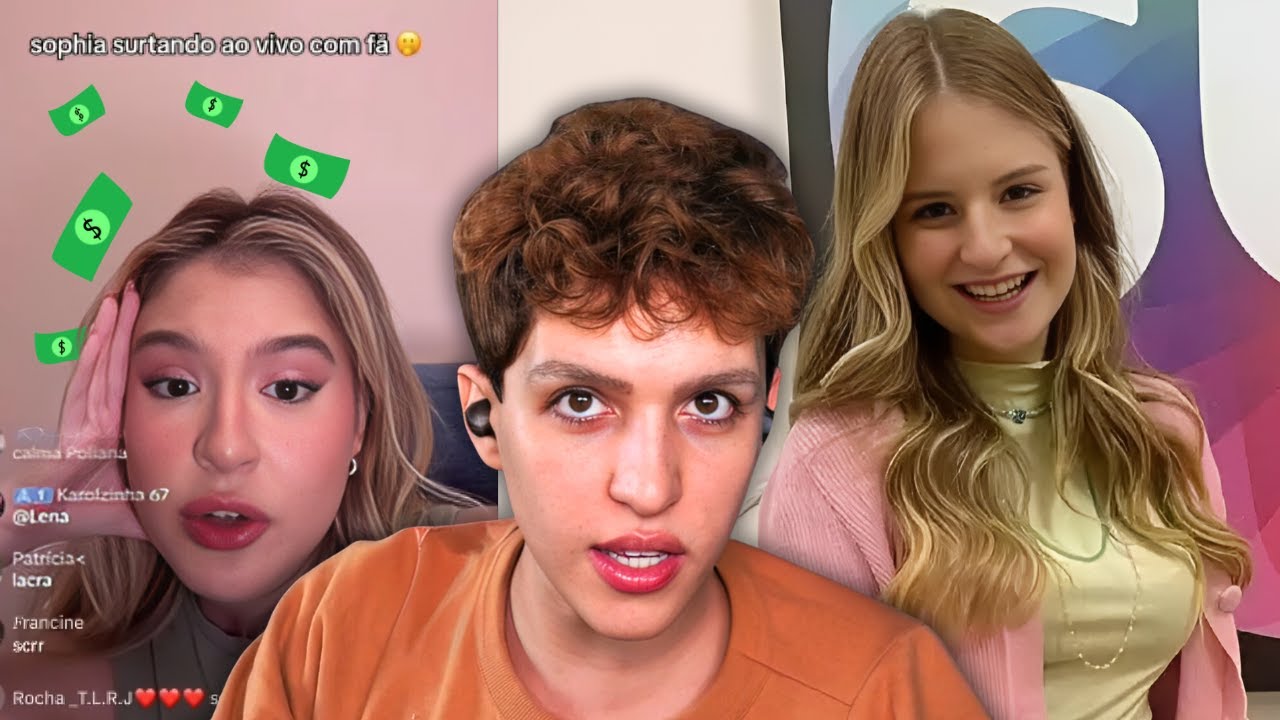 Sophia Valverde se humilhando por dinheiro no TIKTOK