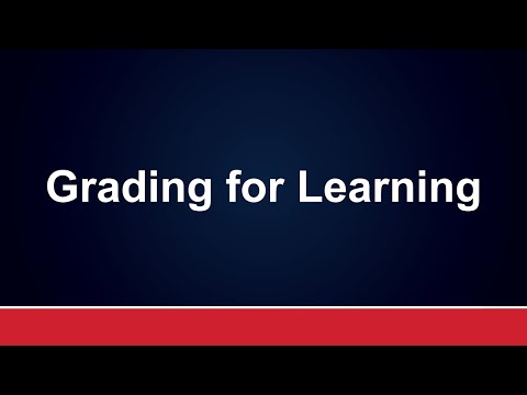 Grading For Learning