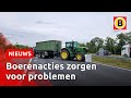 Puinhoop in Brabant: boeren blokkeren diverse wegen | Omroep Brabant