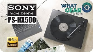 Video thumbnail for SONY Hi-Res Vinyl Turntable PS-HX500 Turntable by WhatGear