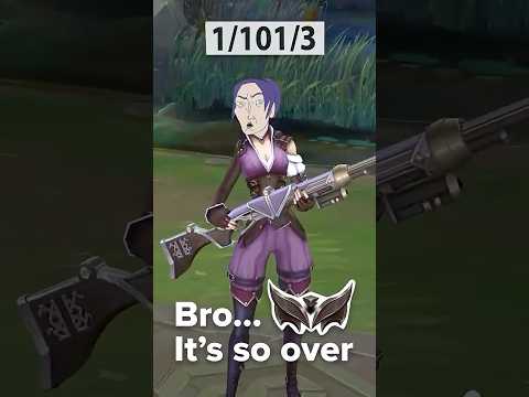 When you SUCK at ADC #leagueoflegends #riotgames #caitlynmain #lol