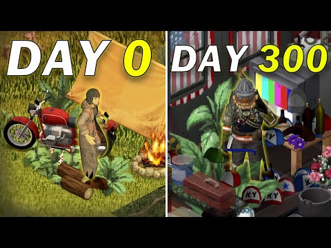 One YEAR As A Nomad - Project Zomboid Mega Movie