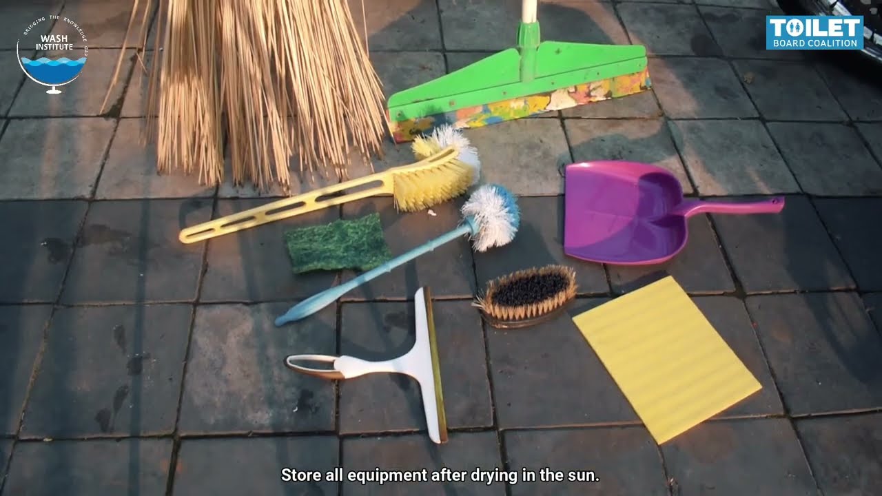 Training modules for Public Toilet Operators - Cleaning Equipment