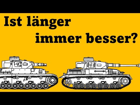 Panzer IV: Advantages and disadvantages of different gun lengths with @MilitaryHistoryVisualized