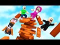 BOBBY PLAYS JENGA W ZOEY BOSS BABY AND MASH ALL PARTS Roblox Funny Moments Roblox