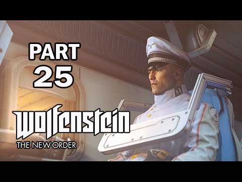 Wolfenstein: The New Order Walkthrough Part 25 - The Moon (PS4 Gameplay Commentary)