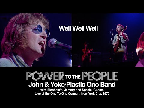 'Well Well Well' - John & Yoko/Plastic Ono Band with Elephant's Memory - from POWER TO THE PEOPLE 4K