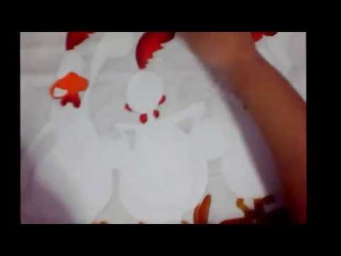 Passo a passo pintura galinhas.