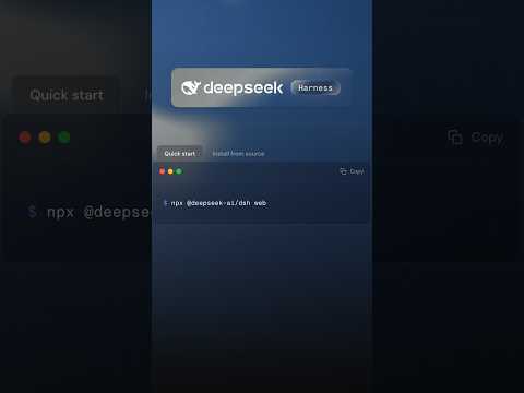 DeepSeek Harness: Quick Setup #deepseek #ai #agent #llm thumbnail