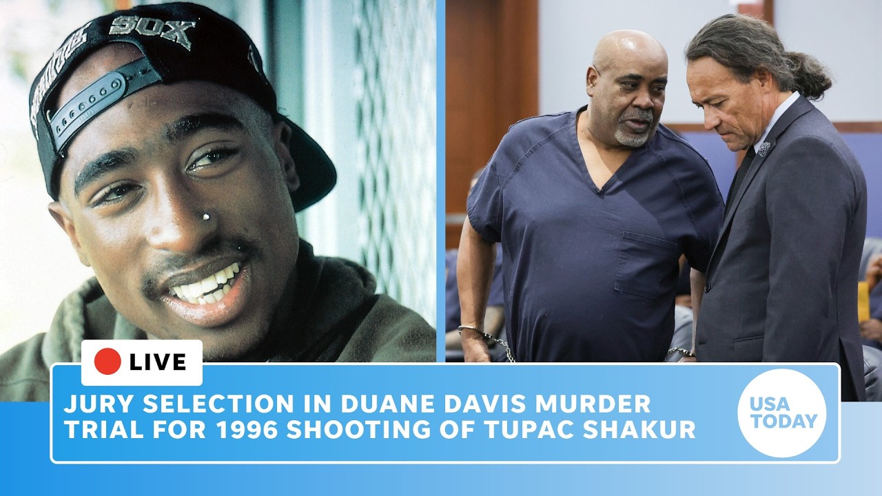 Tupac trial live: Jury selection Day 2 for case against Duane Davis in 1996 murder of hip-hop legend
