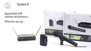 Video thumbnail for System 9 Overview | Frequency-Agile VHF Wireless Systems by Audio-Technica USA
