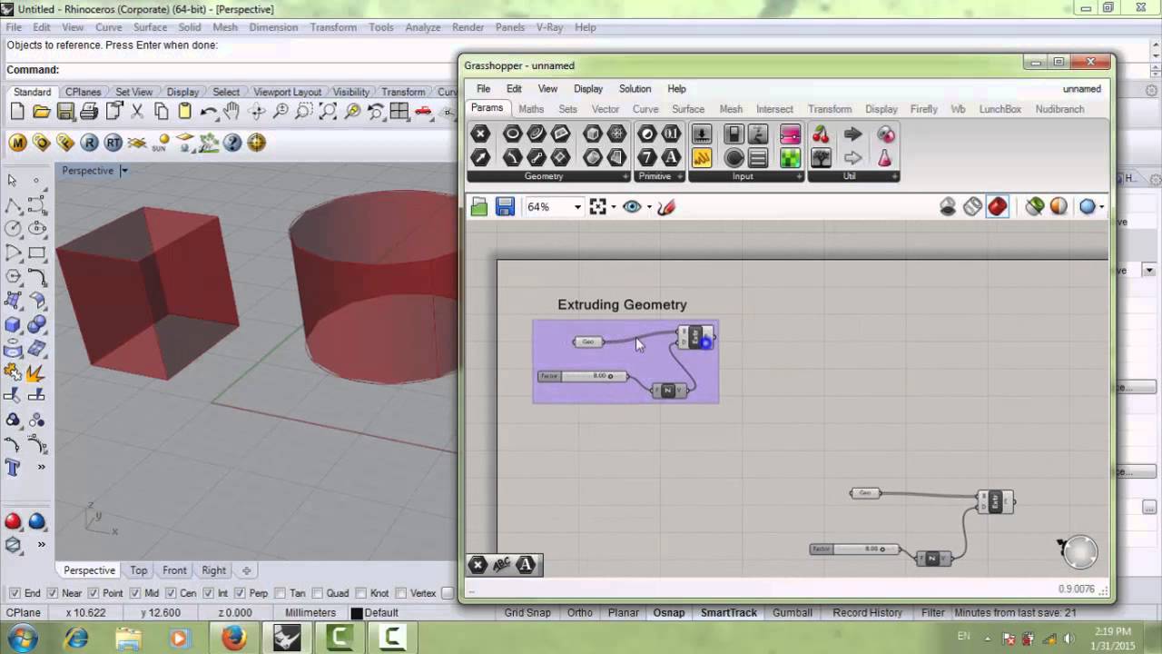 Grasshopper tutorial # 6 (Interface 2)