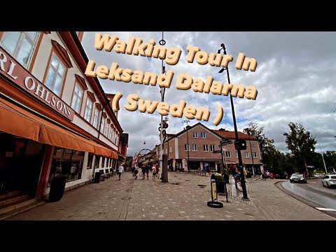 Walking Tour In Leksand Dalarna ( Sweden )