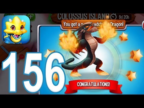 Dragon City - Gameplay Walkthrough Part 156 - Level 50, Headstrong Dragon (iOS, Android)