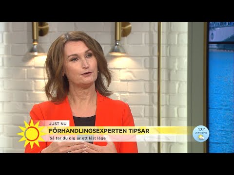 Förhandlingsexperten 3 bästa tips: Så tar du dig ur ett låst läge - Nyhetsmorgon (TV4)