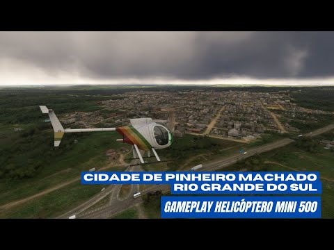 Gameplay MICROSOFT FLIGHT SIMULATOR 2020  Voo na Cidade de Pinheiro Machado Rio Grande do Sul