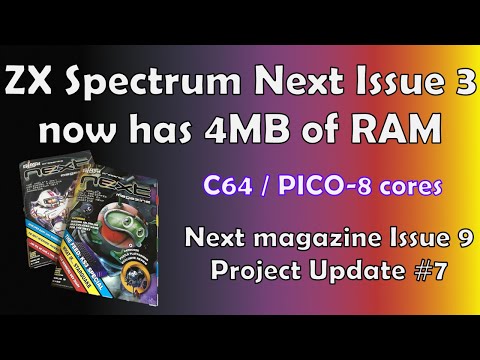 The ZX Spectrum Next Issue 3 now has 4MB of RAM