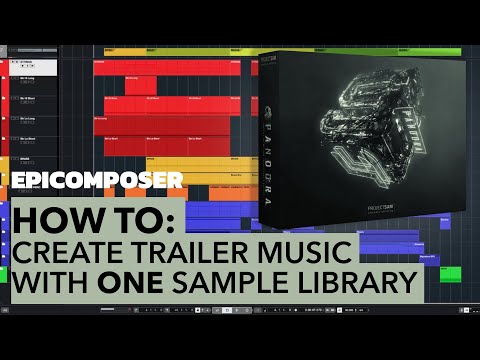 Creating Epic Trailer Music With ONE Sample Library Only (Symphobia 4: Pandora)