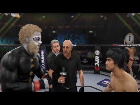 Bruce Lee vs. Old Wizard (EA sports UFC 3)