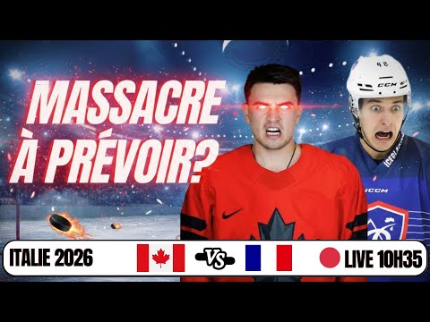 Canada vs France EN DIRECT | Hockey Masculin – Milano Cortina 2026