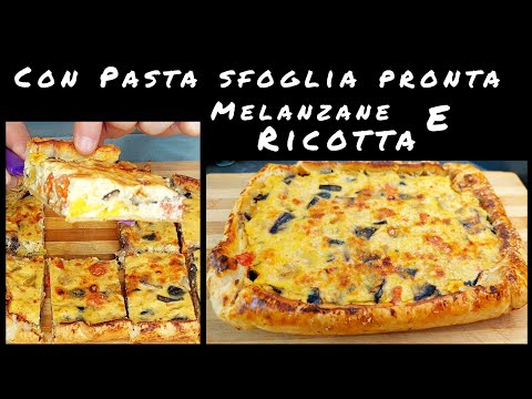 Torta Salata Melanzane e Ricotta Buonissima ๐๐