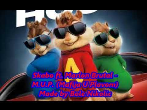 Skabo ft. Marlon Brutal  M.U.P. (Mafija U Plavom)  --  chipmunk pesme 2019
