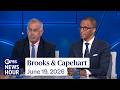 Brooks and Capehart on Trump’s record-low economic approval rating