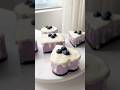 Blueberry Mousse Cakes Nobake Cheesecake Blueberrymousse Recipe