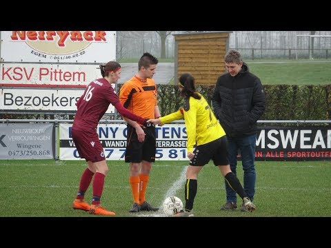 DVK Egem A-Club Brugge Vrouwen 0-0, 22-02-2020