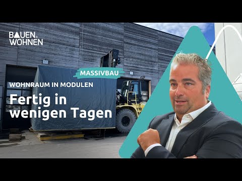 Solid construction: Living space in modules