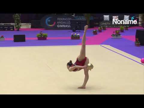 Elina Safronova EST Ball Qualification (20.800) 2025 Grand Prix Marbella Spain #rhythmicgymnastics