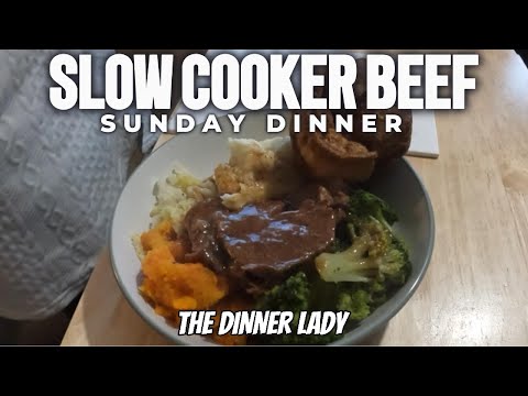 Slow Cooked Beef Sunday Dinner