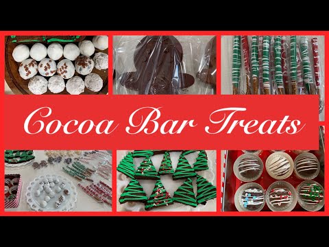 DIY HOT COCOA BAR TREATS | EASY DIY HOT CHOCOLATE BOMBS WITH MARSHMALLOWS