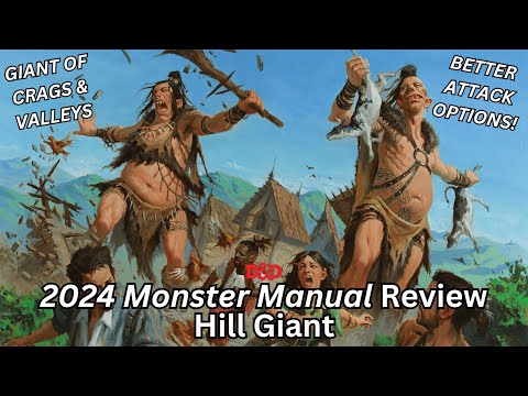 Hill Giants are Giants of Crags & Valleys in the D&D 2024 Monster Manual | D&D 5e