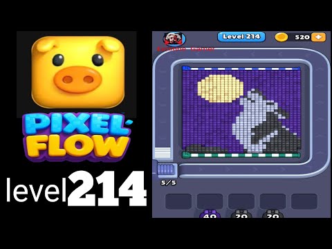 Pixel Flow Level 214 Walkthrough