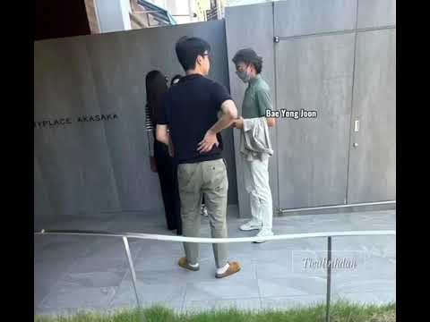 Bae Yong Joon and his wife Park Soo  Jin appear in Fukuoka, Japan   June 29, 2025.