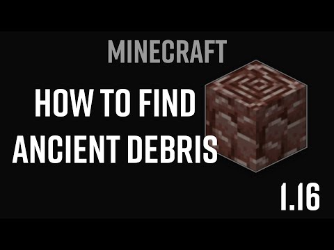 How to Find and Get Ancient Debris / Netherite Scaps | Minecraft  |1.16 | Nether Update