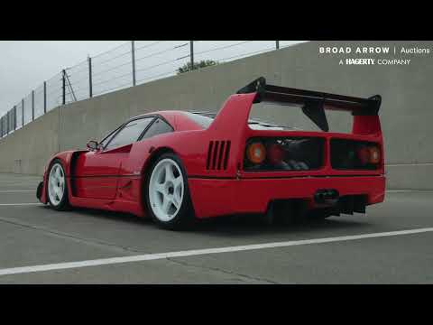 1989 Ferrari F40 "Competizione" Offered at Broad Arrow's Villa d'Este Auction on 25 May 2025