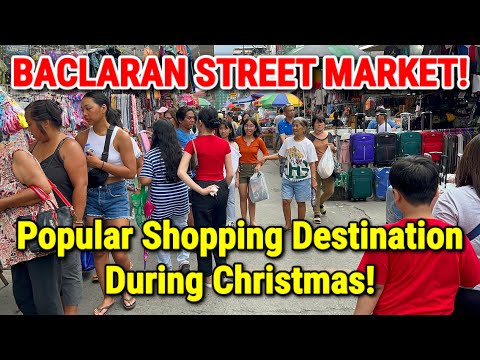 BACLARAN STREET MARKET | Bargain Shopping - Christmas 2023 in Metro Manila, Philippines
