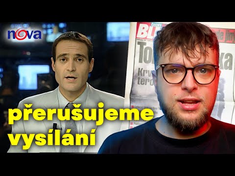 takhle české TV přerušily vysílání kvůli 11. září 2001