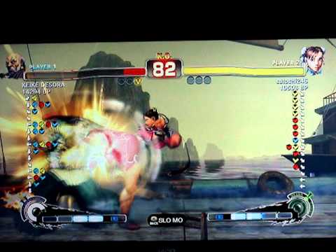 SSF4: DESORA (Gouken) vs satoshi246 (Chun Li) - Japanese XBL ranked