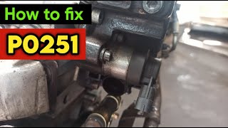 dtc p0251 interpretation