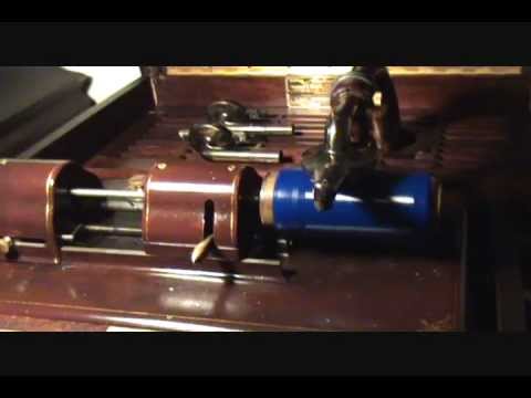 1910 Edison AMBEROLA 1A Phonograph Playing "Where Did You Get That Girl?" Billy Murray