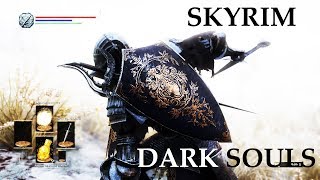 SKYRIM: DARK SOULS COMBAT - Backstab & Parry (Critical Hit)