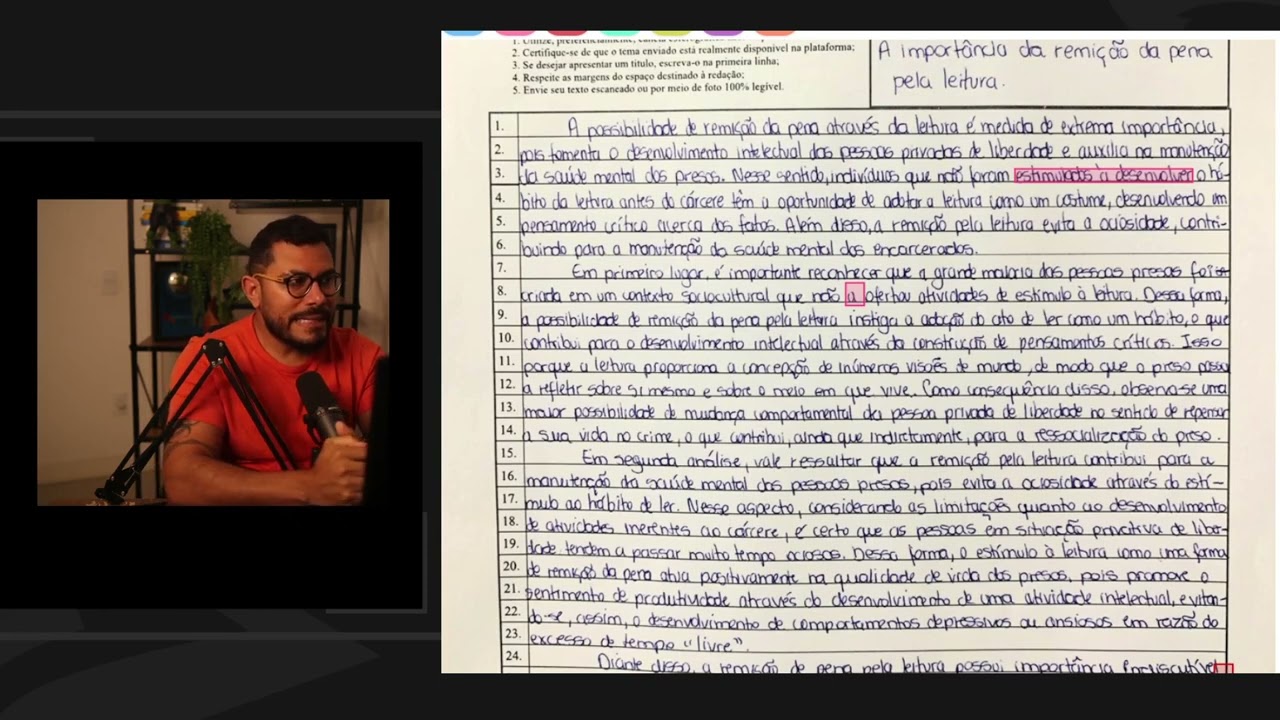 PP-CE: correção de redação no passo a passo (IDECAN)
