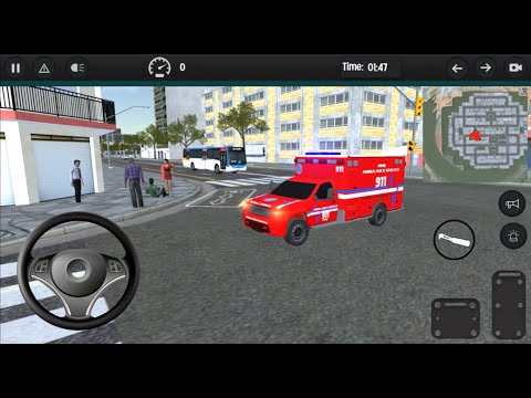 Emergency Ambulance Car Driver Pro (by YASEL GAMES) - Android Game Gameplay