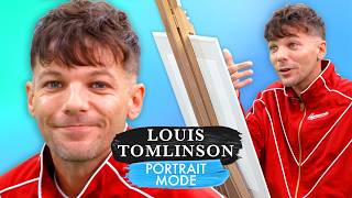 Download lagu Louis Tomlinson Paints A Chaotic Portrait While Answering Questions | Portrait Mode mp3