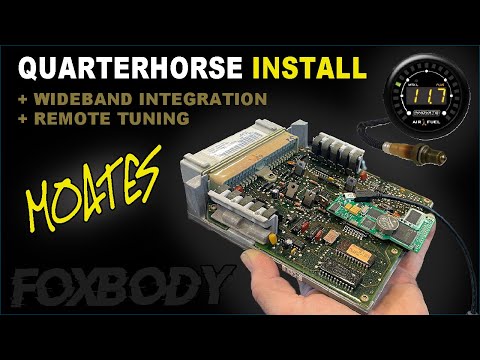 In-Depth Install / MOATES QUARTER HORSE In Foxbody / Wideband Integration