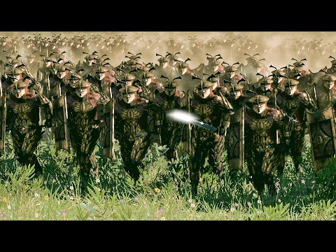 Rise Of Mordor -  Surprise Attack: Iron Hills VS Easterlings - LOTR  Cinematic Battle